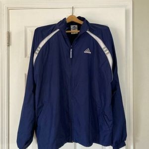 Adidas Navy Windbreaker